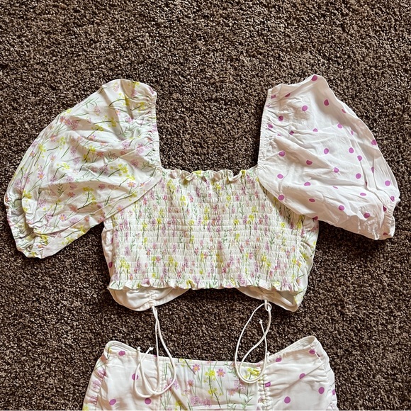 For Love & Lemons Crop Top & Skirt Set - Picture 11 of 13